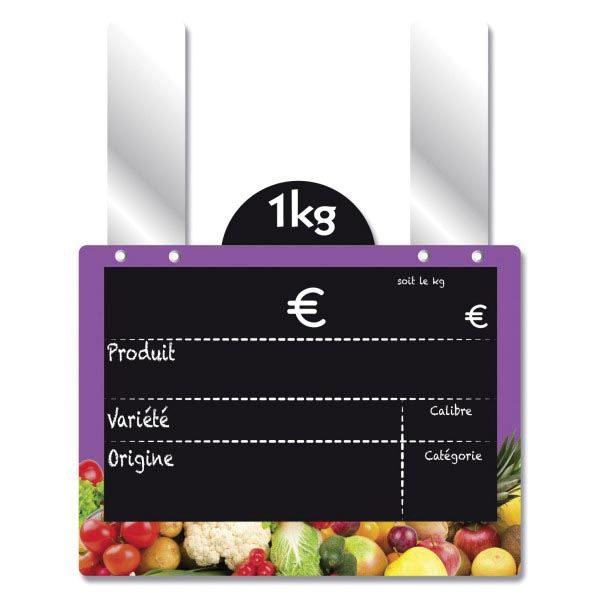 Étiquette à grandes pattes