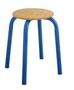 Tabouret rond maternelle avec embouts – T1 à T4 - Hauteur d’assise 45 cm - En hêtre multiplis - 9737026-277684457.jpg