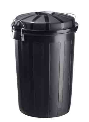 Poubelle de rue noir BAZI GREEN  - 97637372-418148782.jpg