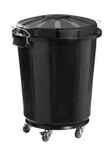 Poubelle de rue noir BAZI GREEN  - 97637372-495213514.jpg