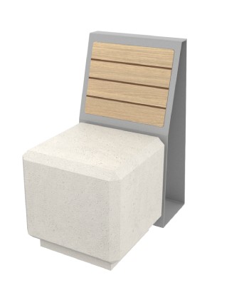 1 Place - Chêne clair - Gris mat - Blanc sablé