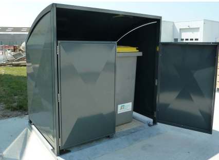 Abri tôle pleine - portes avant