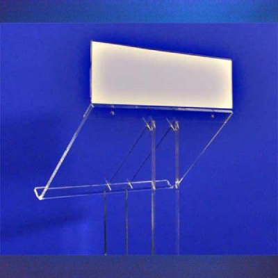 Fronton Pupitre Lutrin : pour Bristol de 42 x 13 cm