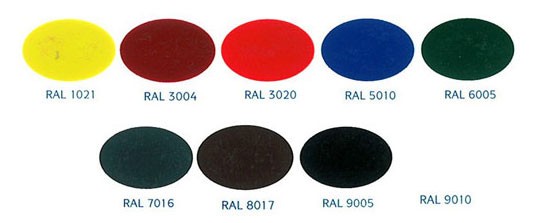 Coloris disponibles