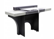 Barbecue en acier au charbon et au bois