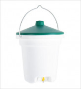 Abreuvoir pour volailles avec tétines 12 L - Ø 32 x H 39 cm 