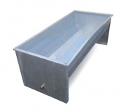 Abreuvoir sur pieds demi rond