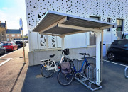 Abri 2 roues ouvert simple ou double face - modulable en longueur