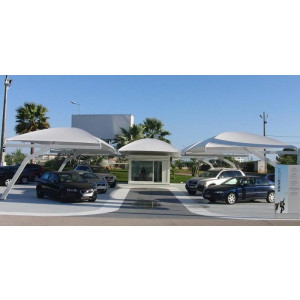 Abri concession automobile modulaire