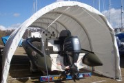 Abri bateau souple