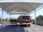 Abri modulable pour camion pompier