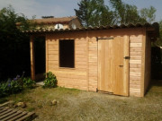 Abri de jardin ossature bois