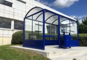 Abri fumeur extérieur sur mesure