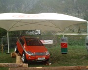 Abri pour exposition auto