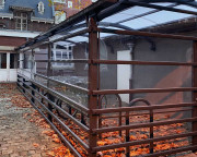 Abri vélo en aluminium ouvert ou fermé - sur mesure - Design personnalisé