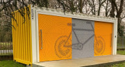 Abri vélo sécurisé recyclé