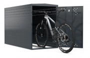 Abri vélos sécurisé en acier - L.850 mm x H.1250 mm x P.2050 mm