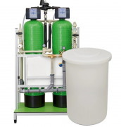 Adoucisseur d'eau sur chassis - Débit nominal de 0,6 à 14 m3/h