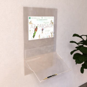 Affichage et tablette écritoire