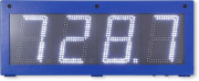 Afficheur digital géant numérique LED - Hauteur de caractères : de 57 à 250 mm - Affichage 8 chiffres