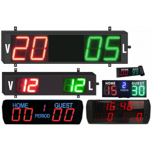 Tableau de score électronique multisports - Intérieur et extérieur