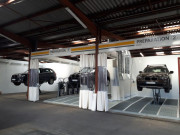 Aire de préparation peinture voiture