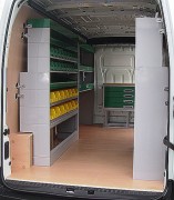 Aménagement véhicule utilitaire bois