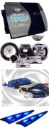 Ampli 4 canaux 1000W Lanzar et Kit éclaté 13cm Lanzar