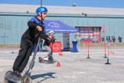 Animation à la trottinette électrique jeunesse