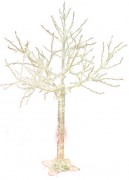 Arbre décoratif lumineux LED - blanc chaud - 1,8 ou 2,5 m - 24V
