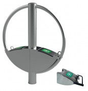 Arceau pour vélo électrique avec borne de recharge - Inox - H.1000 mm - ? sceller