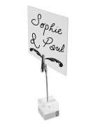 Ardoise de table Blanc