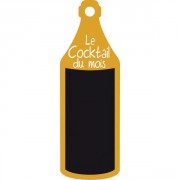 Ardoise menu murale pour boissons - Dim. 60x22 cm