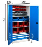 Armoire à bacs industrielle