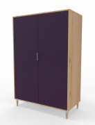 Armoire pour chambre 2 portes