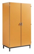 Armoire chambre avec 2 portes - 2 portes (1/2 penderie et 1/2 lingère) - mélaminé - Dimensions (LxHxP) 1000 x 1800 x 590 mm