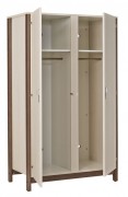 Armoire chambre tout penderie - 2 portes (Toute penderie) - Structure en hêtre - Dimensions (LxHxP) 1060 x 1800 x 575 mm