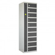 Armoire de recharge pour tablette et PC - 10, 15 ou 20 casiers - Prise électrique - 3 types de serrures