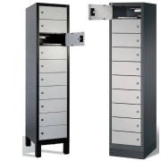 Armoire de recharge tablette et PC - 10 ou 20 casiers - Prise électrique dans chaque casier - Avec pieds ou socle