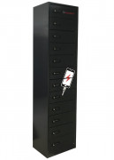 Armoire de recharge 12 téléphones - H.1336 x L.300 x P.250 mm