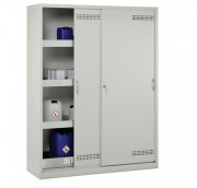 Armoire de sécurité produits chimiques - Capacité 700 ou 1000 L - Dim. L100 ou 1500 x P50 x H195 cm