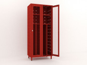 Armoire pompier grillagee