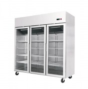 Armoire positive à 3 portes vitrées