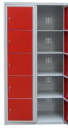 Armoire vestiaire 5 casiers métallique