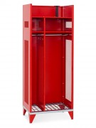 Armoire vestiaire pompier métallique