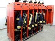 Armoire vestiaire sapeurs pompiers