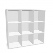 Armoire multicases mélamine 