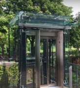 Ascenseur pour bâtiment neuf hauteur au dernier niveau réduite