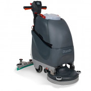 Autolaveuse semi-tractée à batterie - 2 brosses Ø450 mm