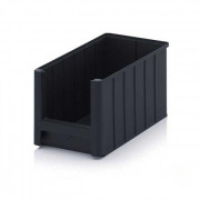 Bac à bec antistatique en polypropylène ESD noir - Volume : 11L - 350 x 210 x H200 mm